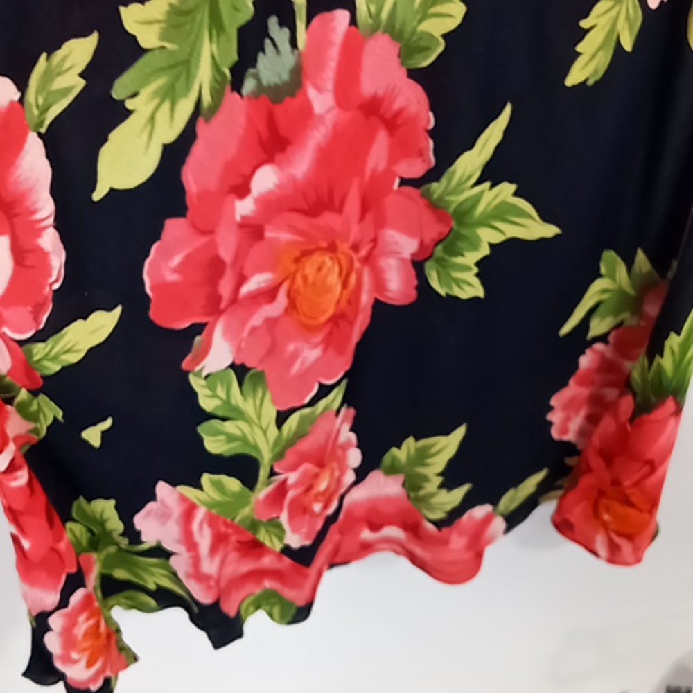 American Angel Sheer Floral Shift Dress Size Small - Picture 10 of 16